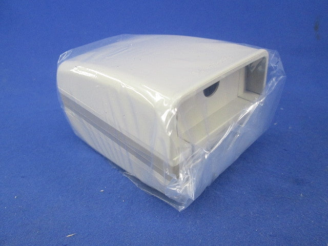小形防雨入線カバー(露出取付形)(2個入)(クリームグレー) WP9171