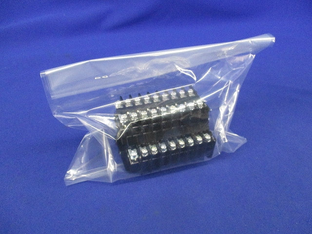 レール式端子台 セルフアップ形 2段形(9個入) BND15W