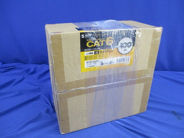 カテゴリ6UTP単線ケーブル24m(ライトブルー) KB-T6L-CB100N