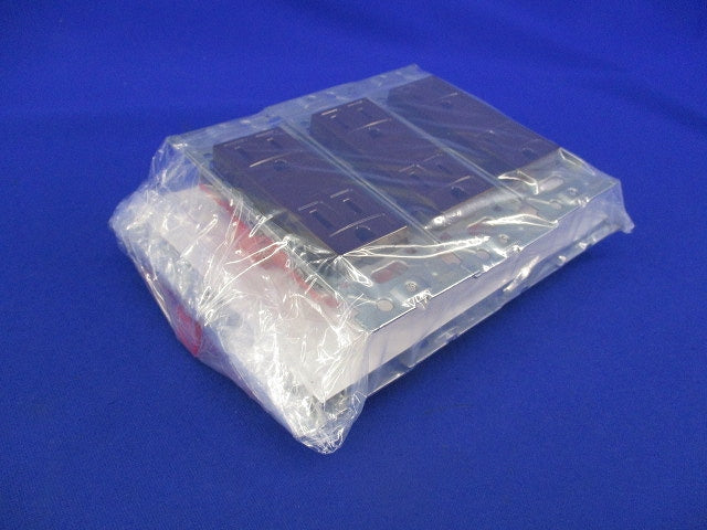 埋込接地ダブルコンセント(7個入)(チョコ) JEC-BN-55G
