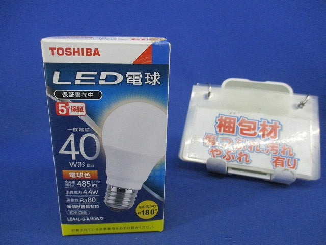 LED電球E26(電球色) LDA4L-G-K/40W/2