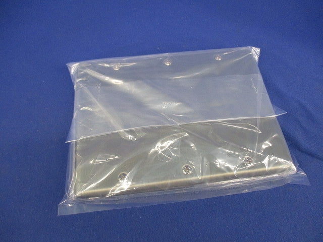新金属カバープレート3連(取付枠付)(2枚入) WN7593