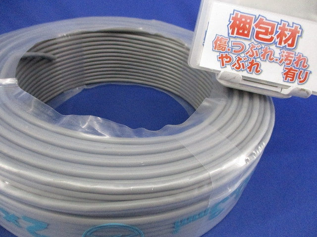 マイクコード(2×0.3mm2)100m(灰) MVVS