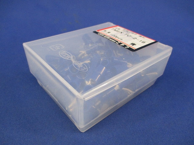 絶縁付端子 棒形(100個入)青 TMEXTC-2-16