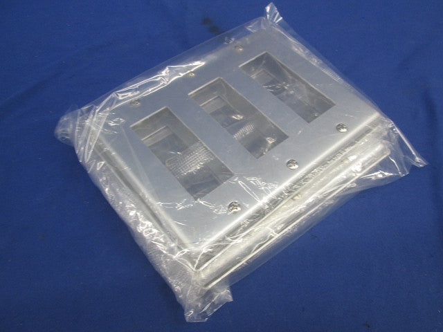 ニューメタルプレート3連用9(3+3+3)個口(4枚入) BP-3A-3