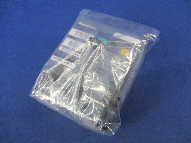 漏電ブレーカ3P3E60A BJW-60 BJW3603