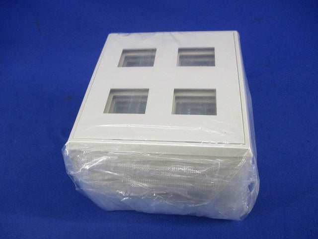 BLプレート4コ用(2コ+2コ)(15枚入)(ミルキーホワイト)National WN7104W