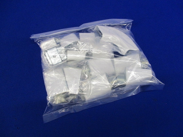 メタルモール付属品セット(混在17個入)ホワイト M120他