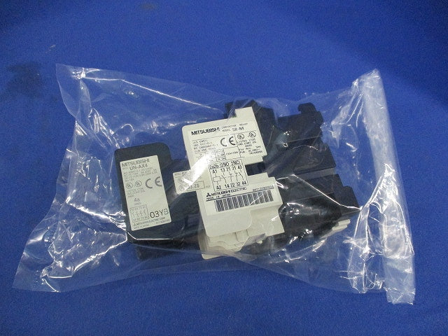 電磁継電器/補助接点ユニットセット SR-N4+UN-AX4