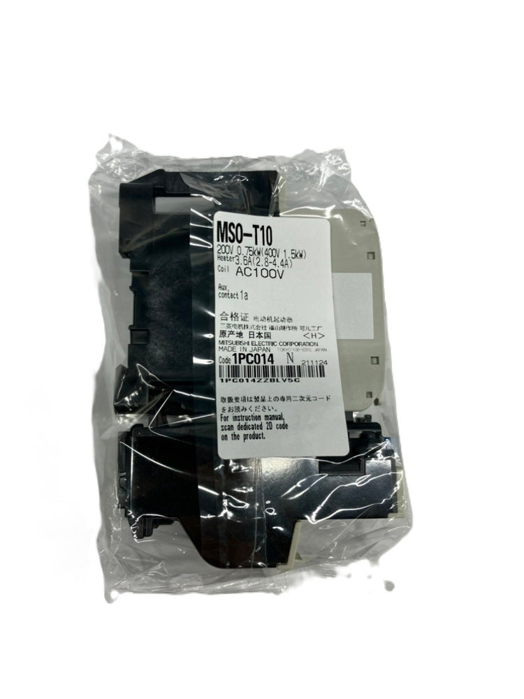 電磁開閉器 200V 0.75kW AC100V MSO-T10-200V0.75kWAC100V
