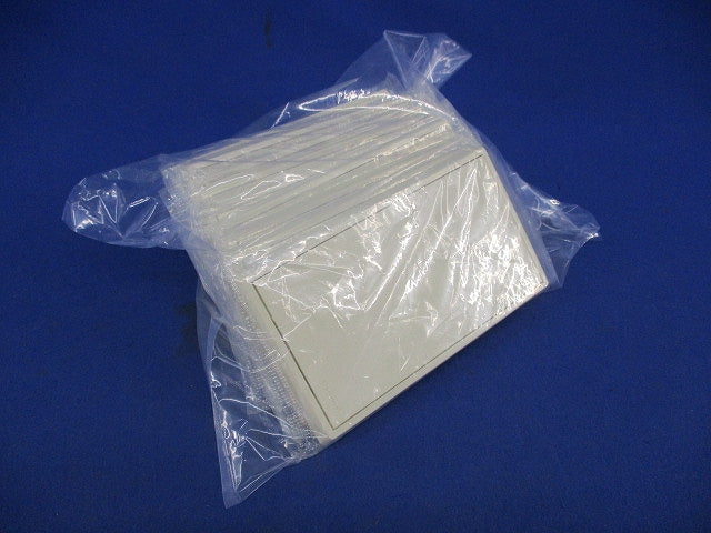 BLカバープレート(取付枠付)(ミルキーホワイト)(10枚入)National WN7191