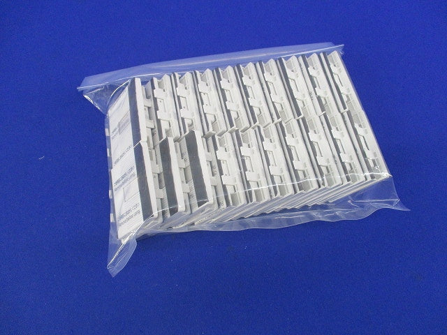 埋込ダブルスイッチハンドル(表示なし・ネーム付)(40個入)(ホワイト) WT3012W