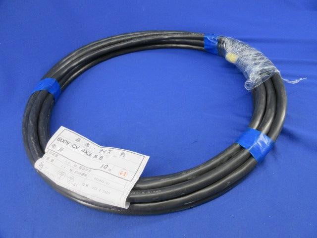 600V 架橋ポリエチレン絶縁ビニルシースケーブル(10M)(4心) 600V CV 4×3.5B