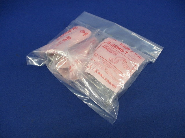 2号コネクタ・VE管両サドルセット(混在7個入)マットシルバー 2K-22MS-T他