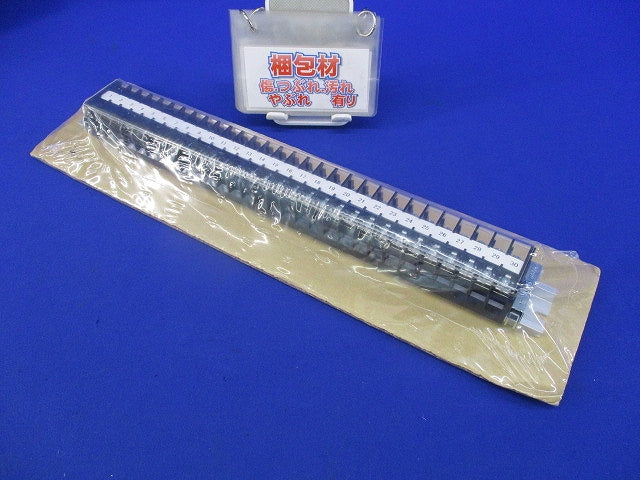 レール式組端子台 PTULシリーズ ネジアップ式30極 PTUL2-40-30P-SA-26-149