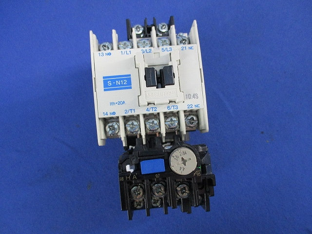 開放形電磁開閉器100V S-N12+TH-N12