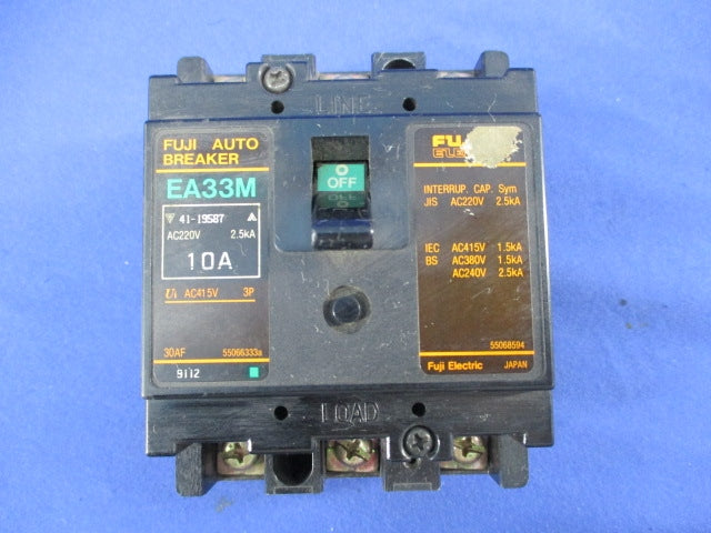 オートブレーカ3P10A(ジャンク品) EA33M