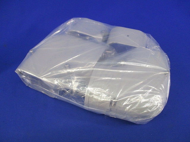 エアコン配管化粧カバー用 継手セット(混在4個入)(グレー) SK-77他