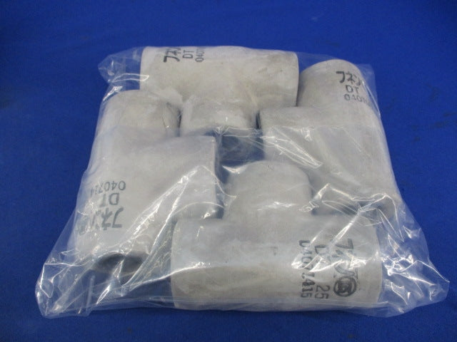耐火二層管用継手 90°小曲りチーズ(4個入) DT25