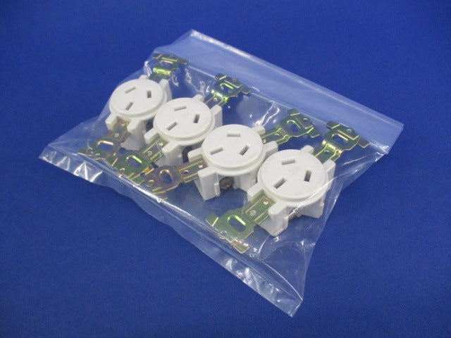 埋込コンセント 3P 15A 250V(4個入) MU2808WW