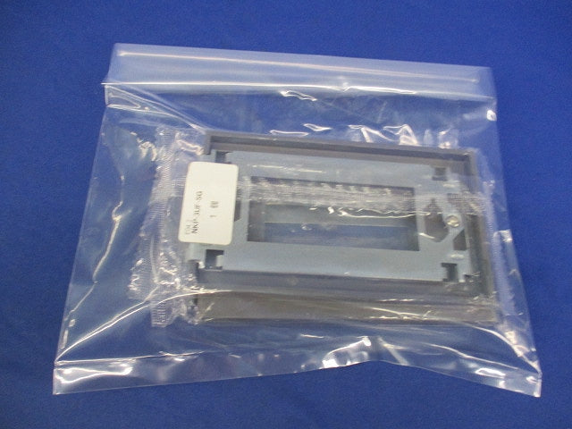1連用3個口プレート(2枚入)ソリットグレー NKP-3UF-SG