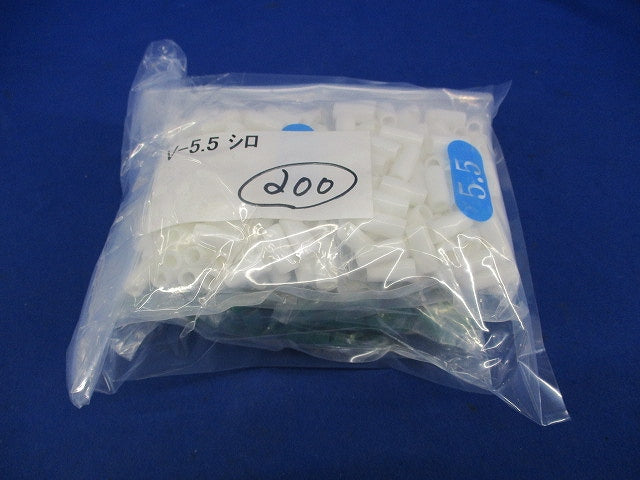 端末キャップセット(混在500個入)(シロ・フカミドリ) V-5.5