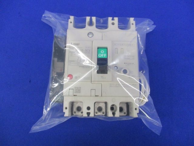ノーヒューズブレーカ3P3E75A(単3中性線欠相保護付) NF125-NCV