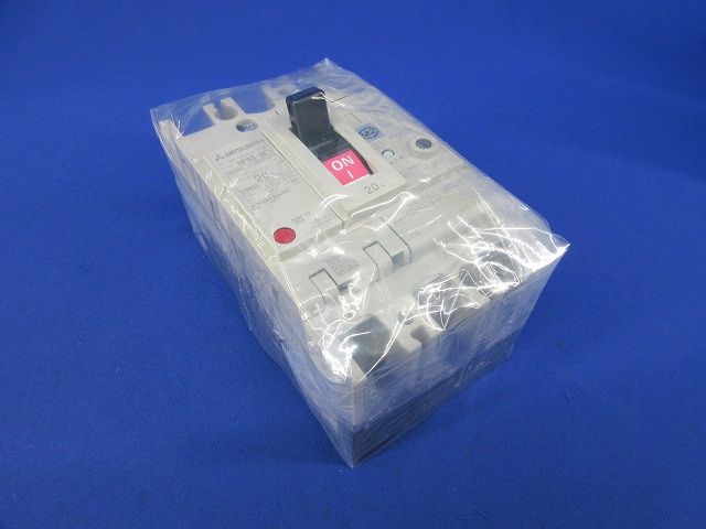 ノーヒューズブレーカ3P20A(単3中性線欠相保護付)ビス不足 NF63-NCV