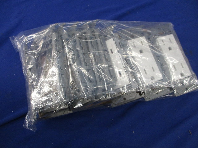 ダブルコンセント・取付枠セット(混在15個入)(ピュアホワイト) JEC-BN-55GK他