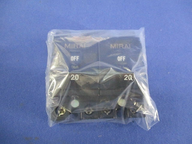 安全ブレーカ2P1E20A(2個入) M-B212