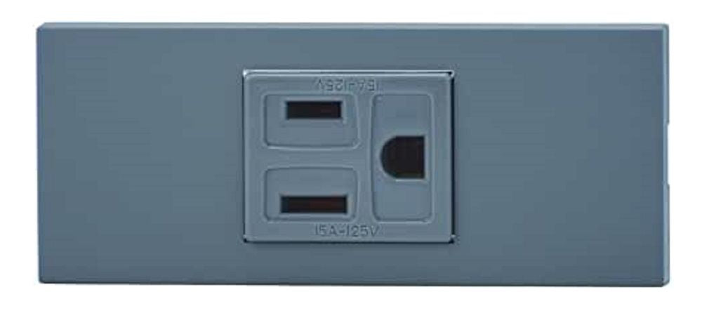 神保電器/KAGラインアップ 接地コンセントセット ソリッドグレー(SG) KAG1510 KAG1510