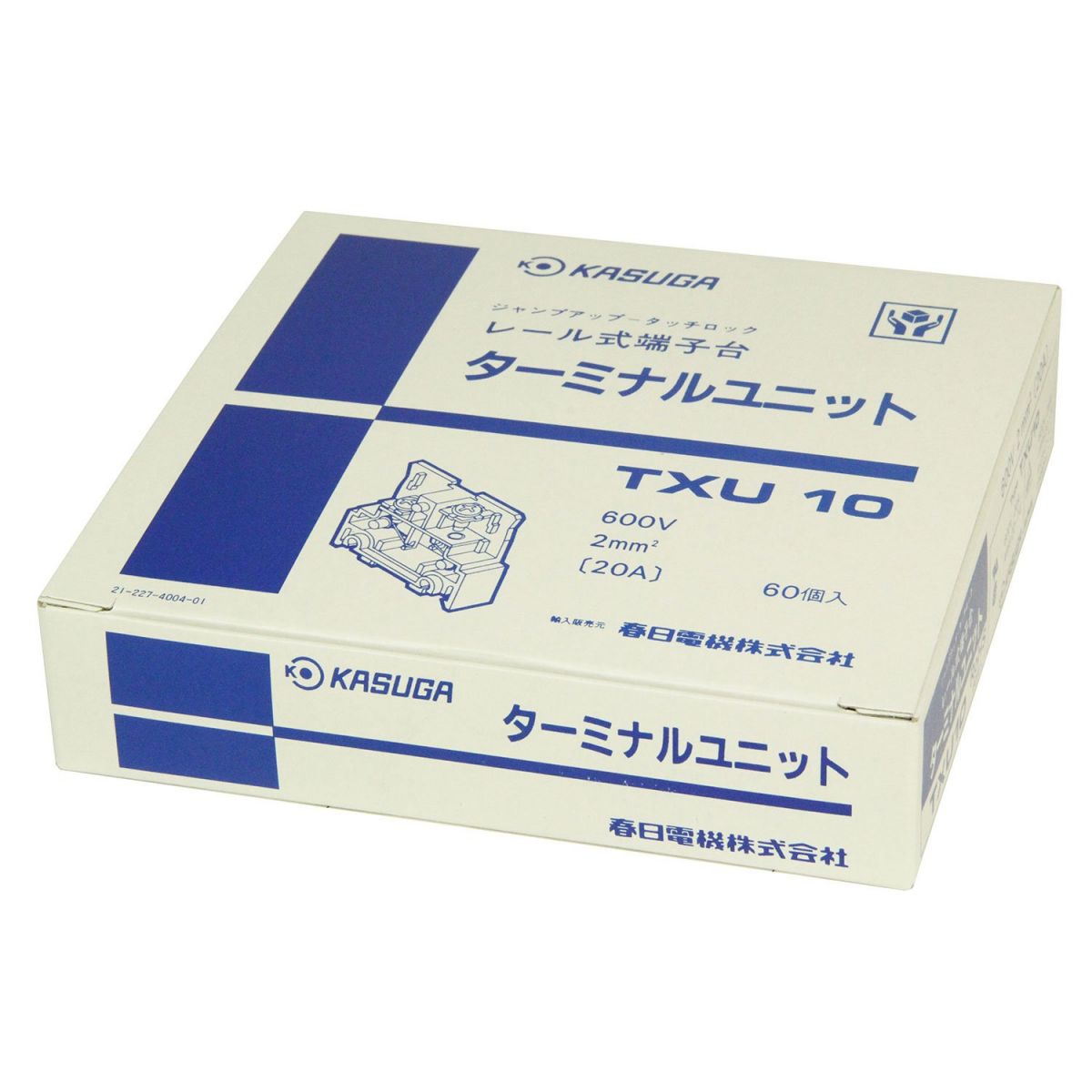 春日電機 ターミナルユニット 60個入 TXU10 TXU10