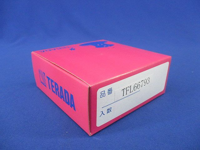 コンセント付プレート P=66.7 シルバー φ105 CAT5Eモジュラジャック×1 TFL66793