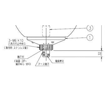 HIDポールライト(グローブタイプ)本体 HG5001-0