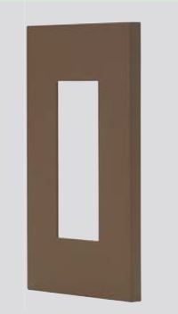 NKシリーズ配線器具 NKシリーズプレート 1連用3口プレート チョコ NKP-3UF-C