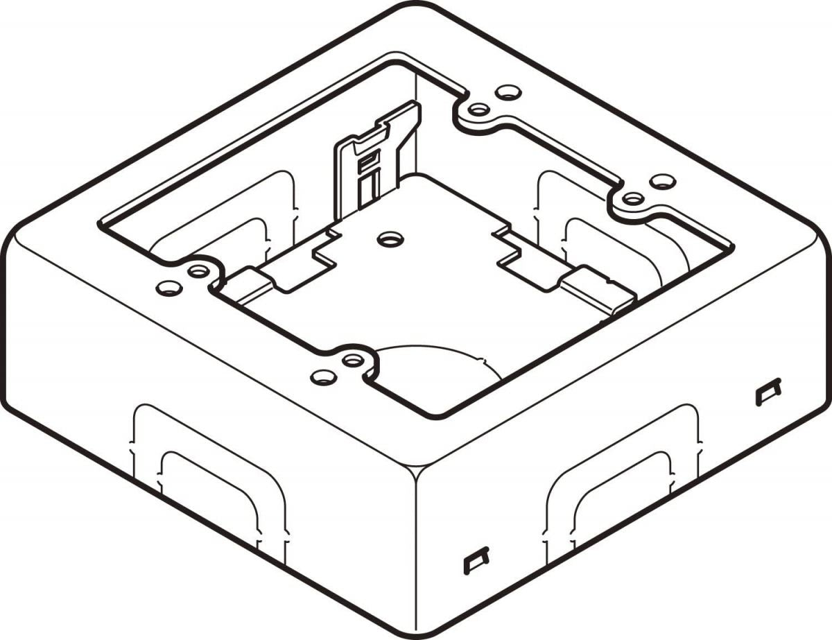 AB型 2個用スイッチボックス浅型 M262