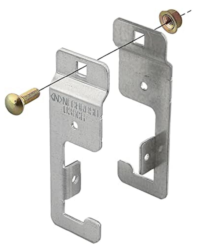 軽みぞ形鋼用交差金具 10個入り U38CR-10