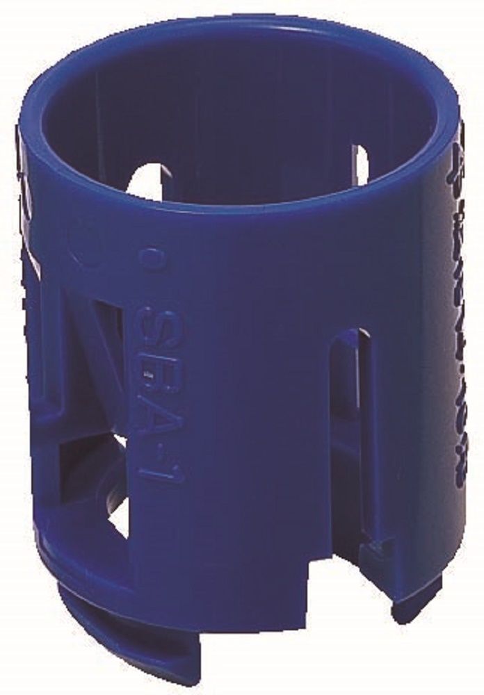 SBアダプター&SB曲がりアダプター φ19・φ21ノック兼用 青 10個 SBA-1-10