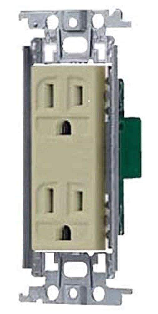 埋込接地ダブルコンセント (金属枠付) WTF13123GK