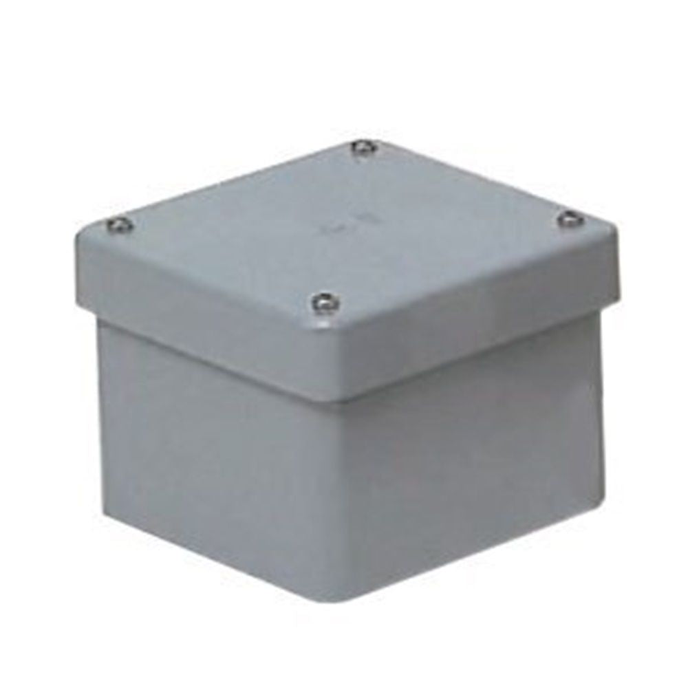 防水プールボックス カブセ蓋 正方形 ノックなし 150×150×150 グレー PVP-1515B