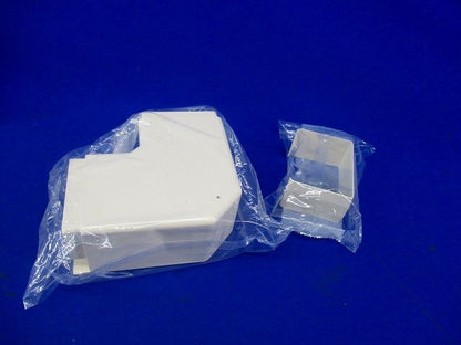 エムケーダクト付属品平面マガリ3号(6個入)クリーム MDM135