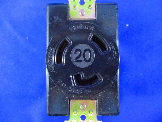 引掛埋込コンセント(5個入)(ブラック)(汚れ有)National WF2520