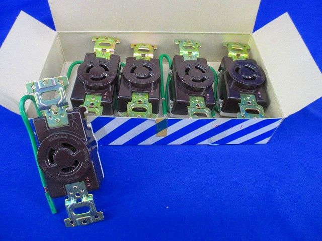 引掛埋込コンセント(5個入)(チョコ) WF2315K