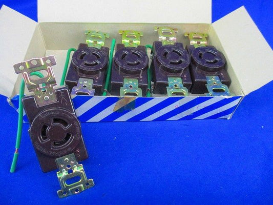 引掛埋込コンセント(5個入)(チョコ) WF2315K