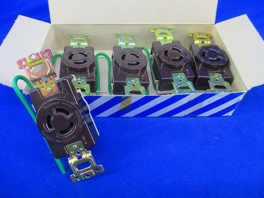 引掛埋込コンセント(5個入)(チョコ) WF2315K