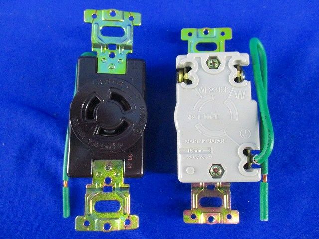 引掛埋込コンセント(5個入)(チョコ) WF2315K