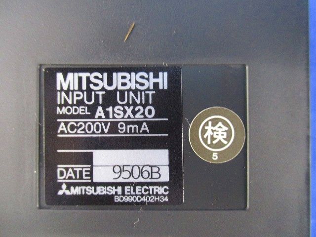入力ユニット A1SX20