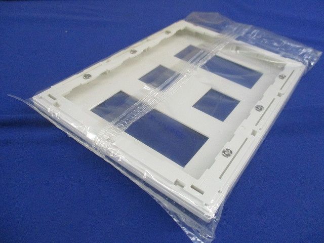 コンセントプレート8コ用(20個入)ホワイト WTF8088W