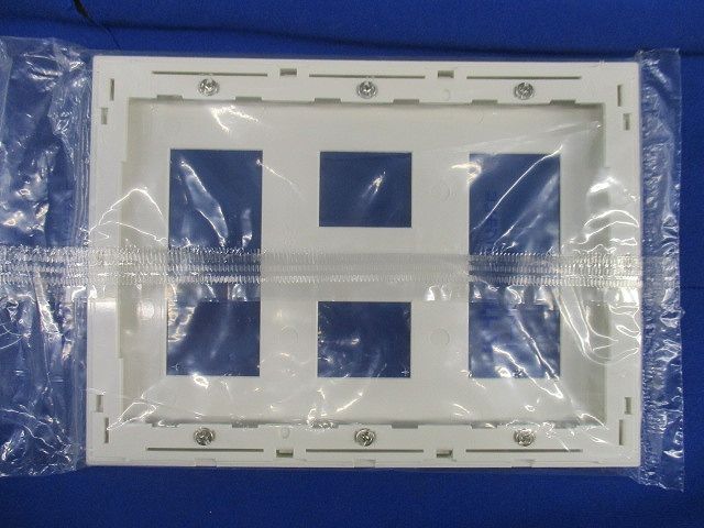 コンセントプレート8コ用(20個入)ホワイト WTF8088W