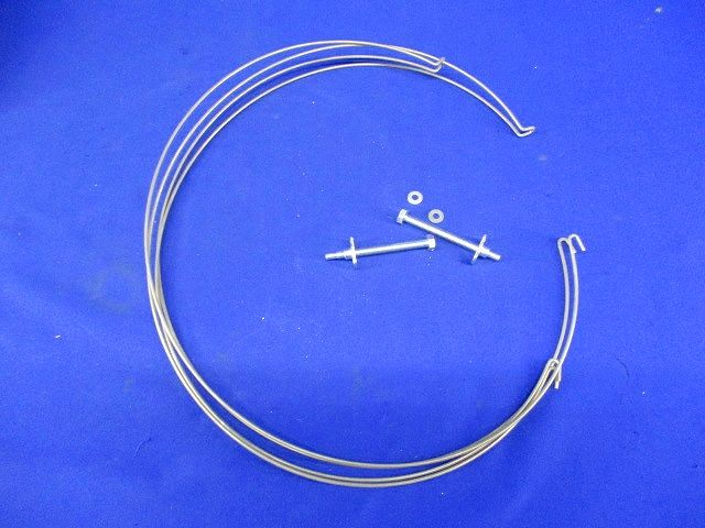 ダクト換気扇用ジャバラ(接続バンド付) P-23J3